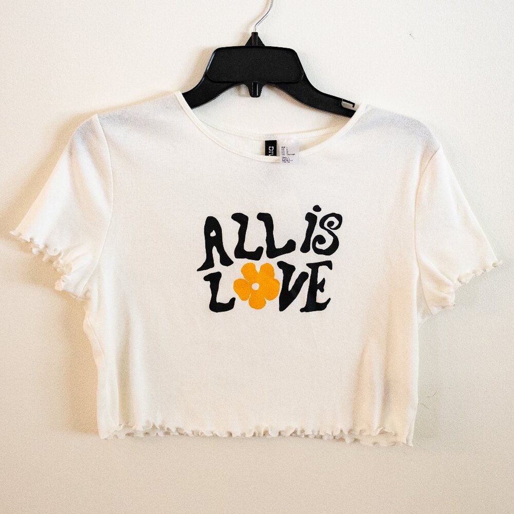 All is Love Croptop